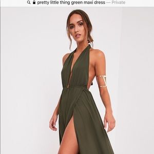 Green Maxi Formal Dress
